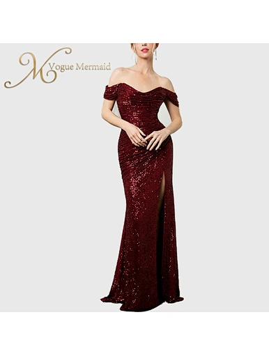 long sequin dress